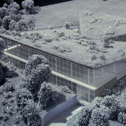 Model, aerial view.