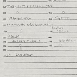 Eastern questionnaire, answ...
