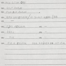Eastern questionnaire, answ...