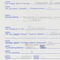 Western questionnaire, answ...