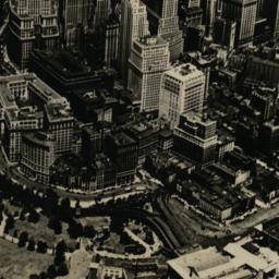 Aerial View of Lower New York