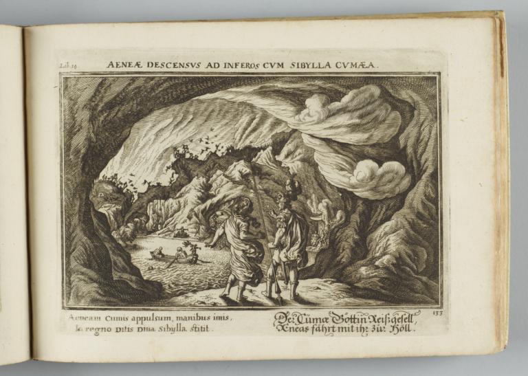 Illustration 133. Aeneae Descensus ad Inferos cum Sybilla Cumaea