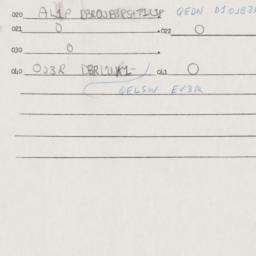 Eastern questionnaire, answ...