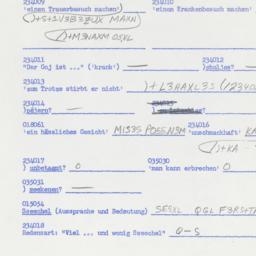 Western questionnaire, answ...