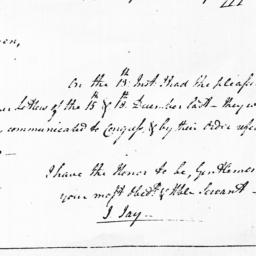 Document, 1779 January 15