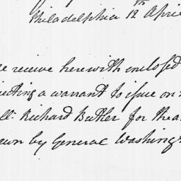 [Document, 1779 April 12]