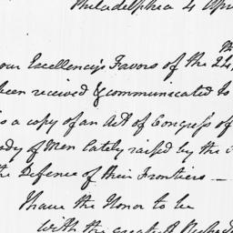 Document, 1779 April 04