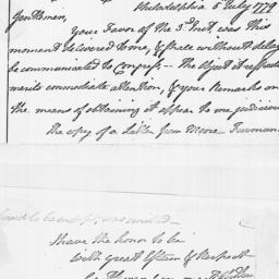 Document, 1779 July 05