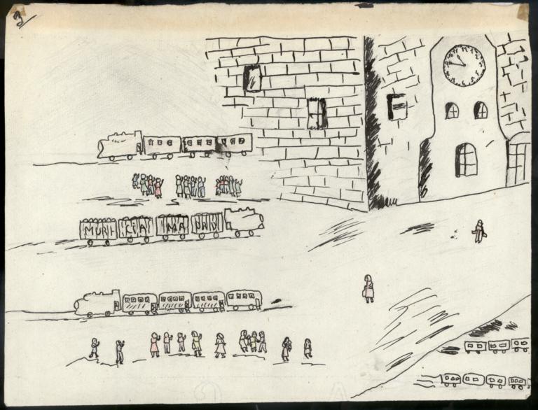 Drawing Of Trains