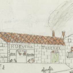 Drawing Of A Commercial Street