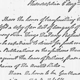 [Document, 1779 August 05]