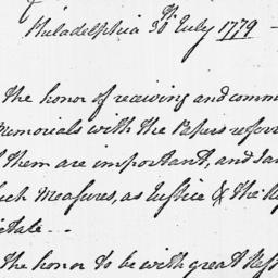 [Document, 1779 July 30]