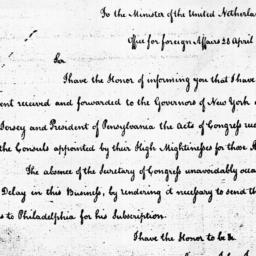 Document, 1785 April 28