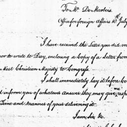 Document, 1785 July 18