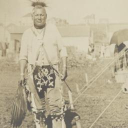 Native American Man with He...