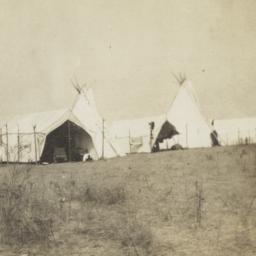 Tipis and Tents Set up Camp