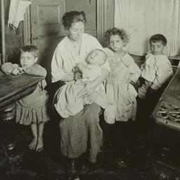 Mother and Four Children in...