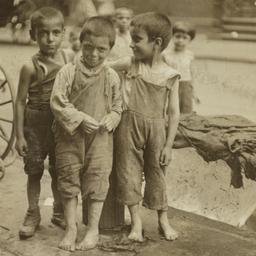 Boys near Ice Block
