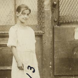 Children on Grate near Door