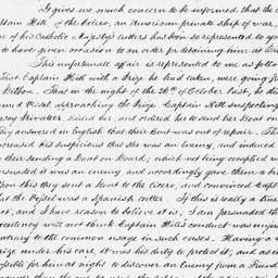 [Document, 1781 November 06]