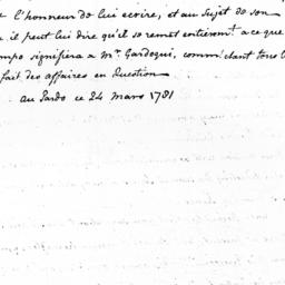 [Document, 1781 March 24]