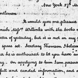 [Document, 1789 March 27]