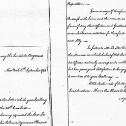 [Document, 1785 September 06]