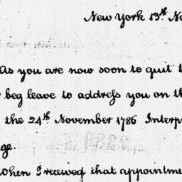[Document, 1789 November 13]