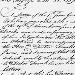 Document, 1778 December 23