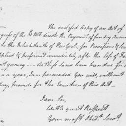 [Document, 1779 February 01]