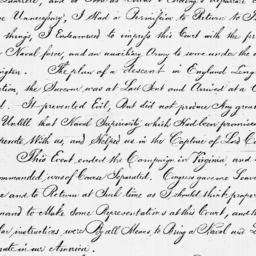 Document, 1782 November 21