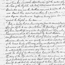 [Document, 1779 August 04]