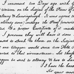 [Document, 1796 October 26]