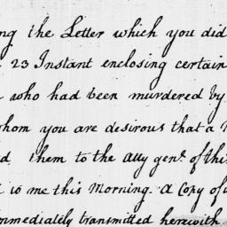[Document, 1796 September 28]