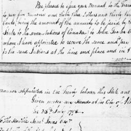 Document, 1798 July 28