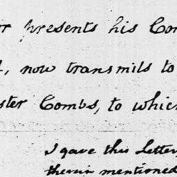 [Document, 1797 November 07]