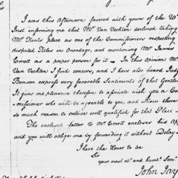 [Document, 1797 May 25]