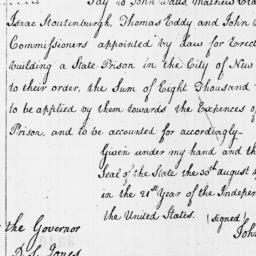Document, 1796 August 30