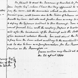 [Document, 1800 April 24]