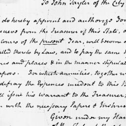 [Document, 1799 April n.d.]