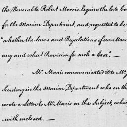 [Document, 1785 April 11]