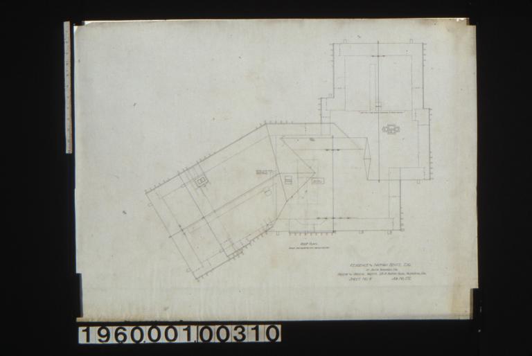 Roof plan : Sheet no. 4.