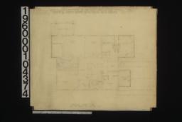 Second floor plan.