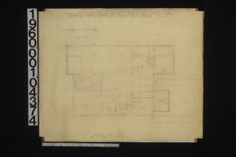Second floor plan.