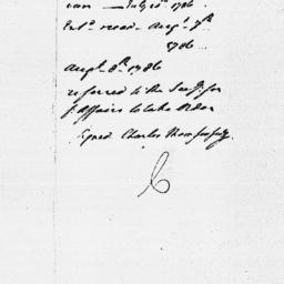 [Document, 1786 August 05]