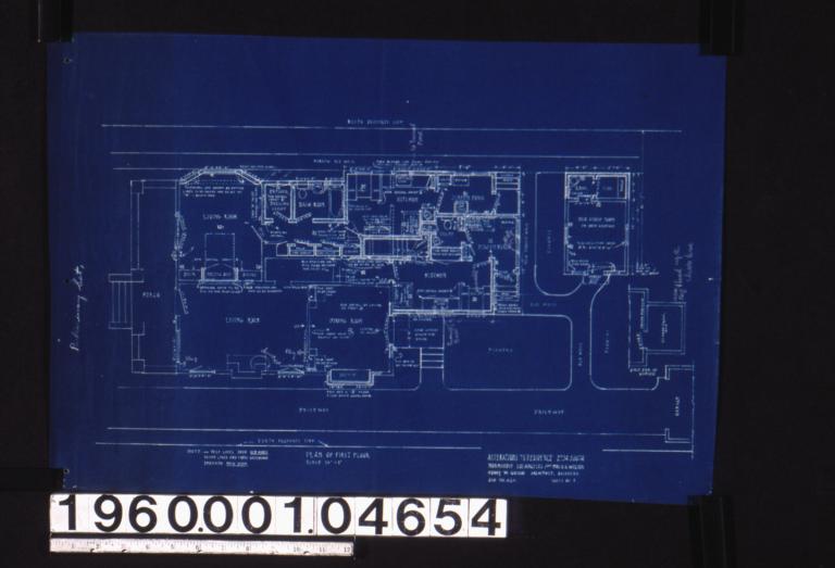 Plan of first floor : Sheet no. 1. (2)