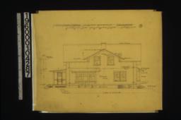 East elevation : 7.