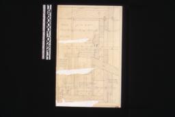 Full size section through window frame -- head\, meeting\, sill : Sheet no. 9.