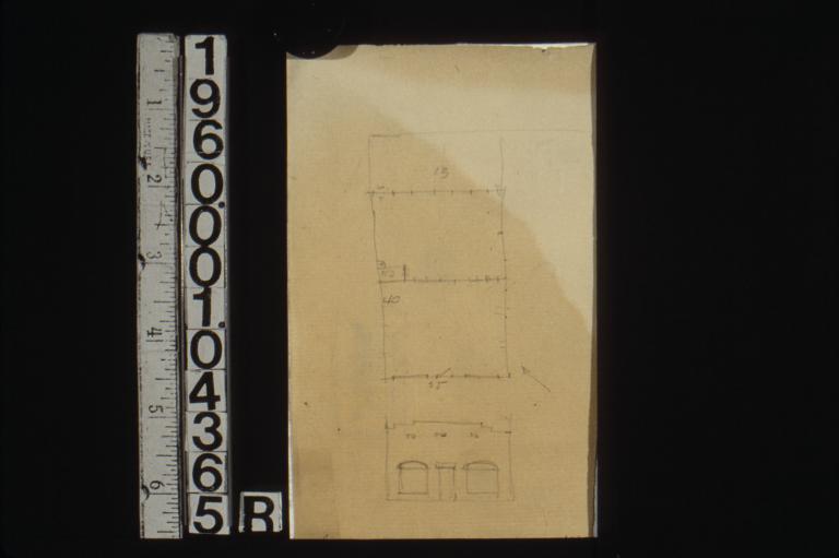 Front elevation and plan (2)