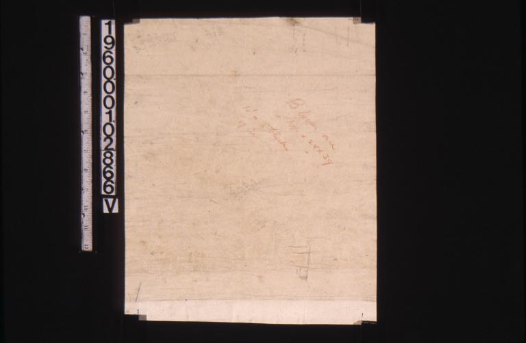 Unidentified sketches\, with calculations